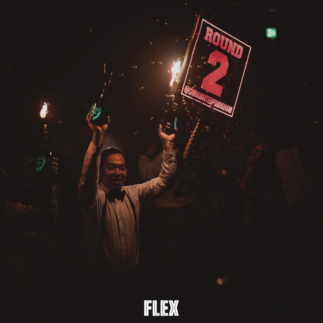 Bottle service at Flex in Birmingham